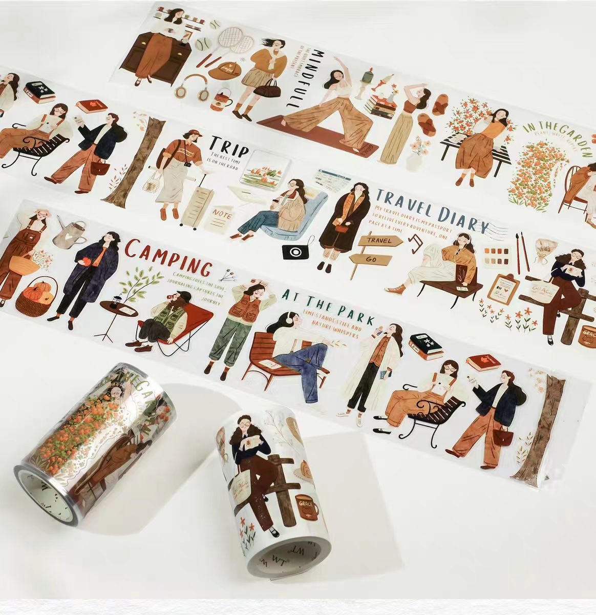 Journal Pre-cut tape (7.5cm*5m/roll)