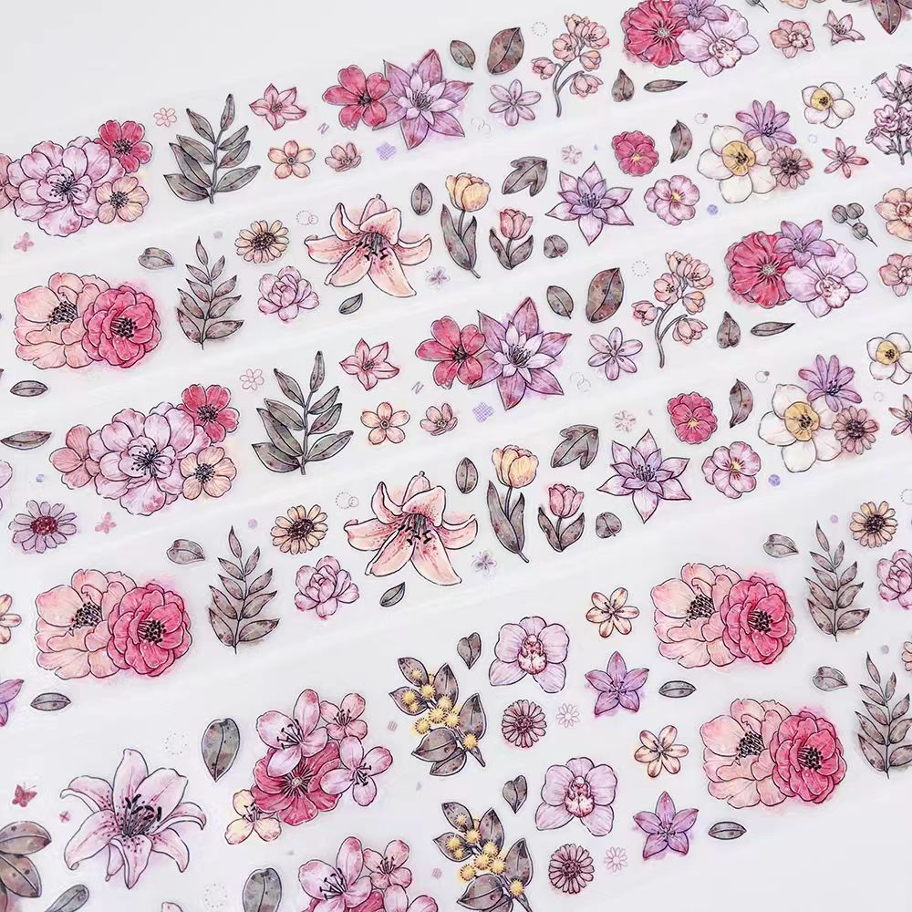 Journal pre-cut PET tape (Flower)