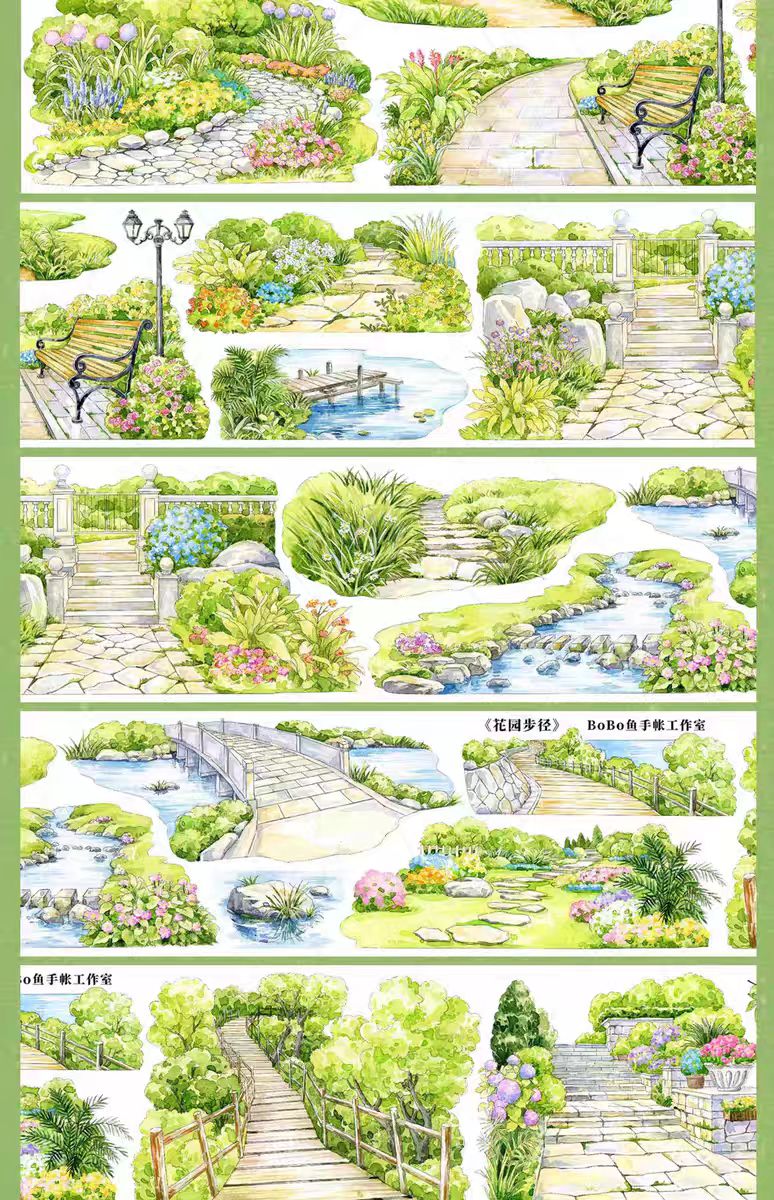 Journal landscape tape (5m/roll)