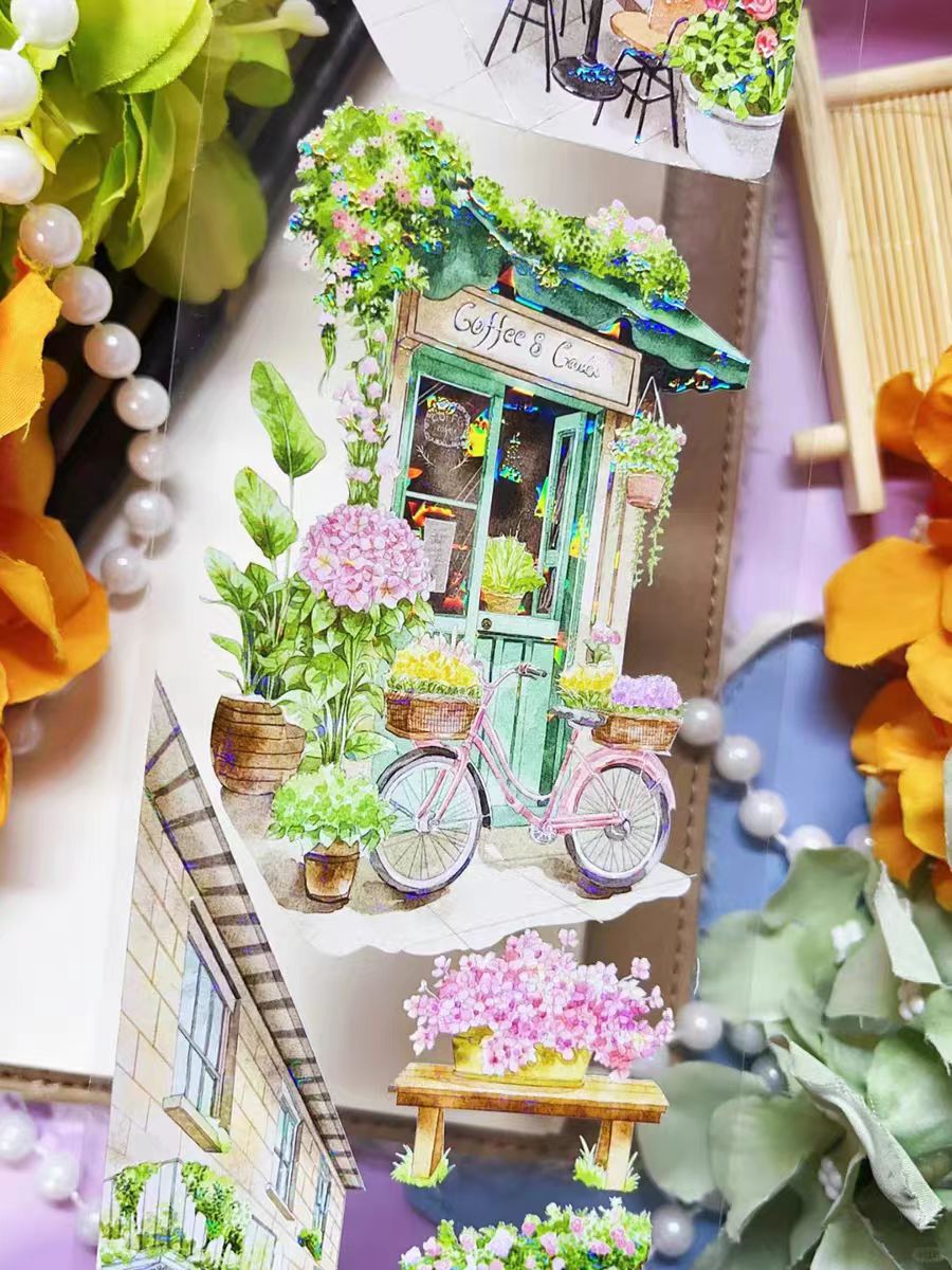 Journal PET tape (City Street Scene) 7.5cm*5m/roll