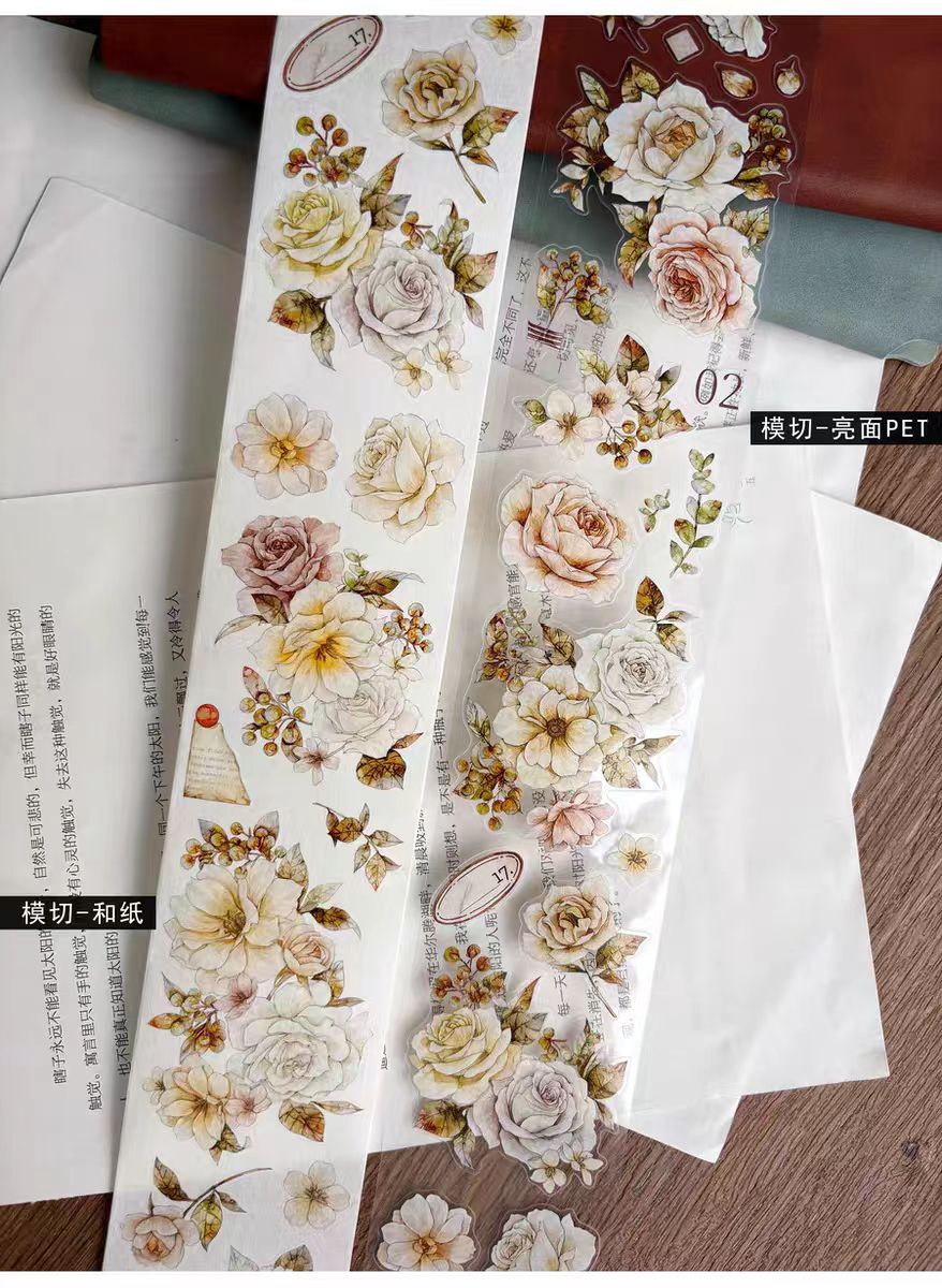 Journal tape (Flower) 5m/roll