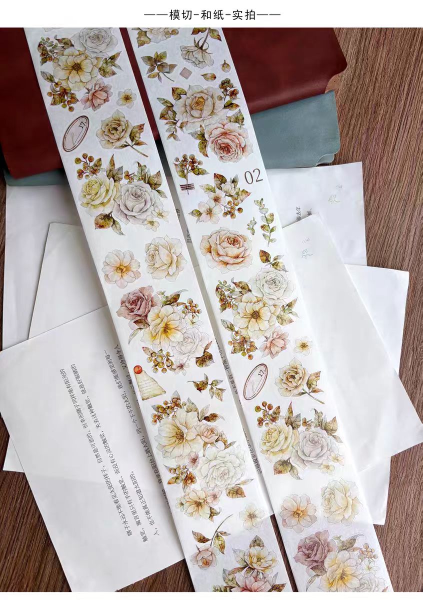 Journal tape (Flower) 5m/roll