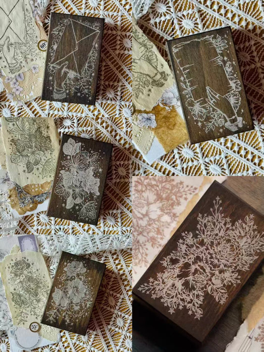 Wooden stamps (5*8cm)