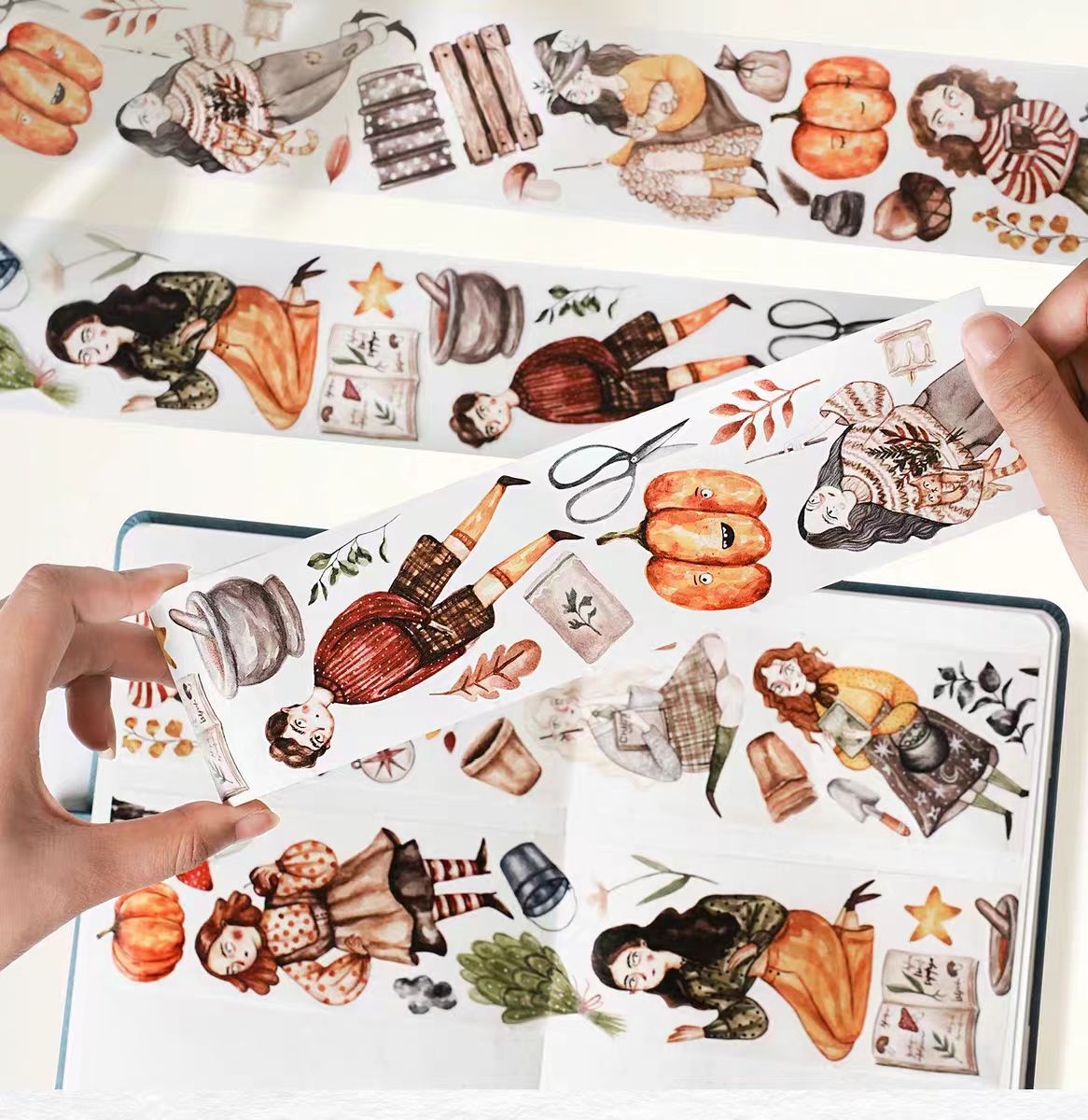 Journal pre-cut tape (Halloween) 6cm*5m/roll