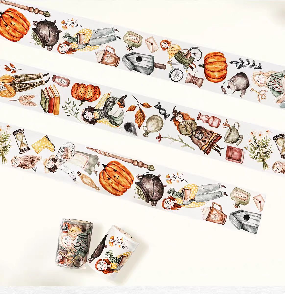 Journal pre-cut tape (Halloween) 6cm*5m/roll