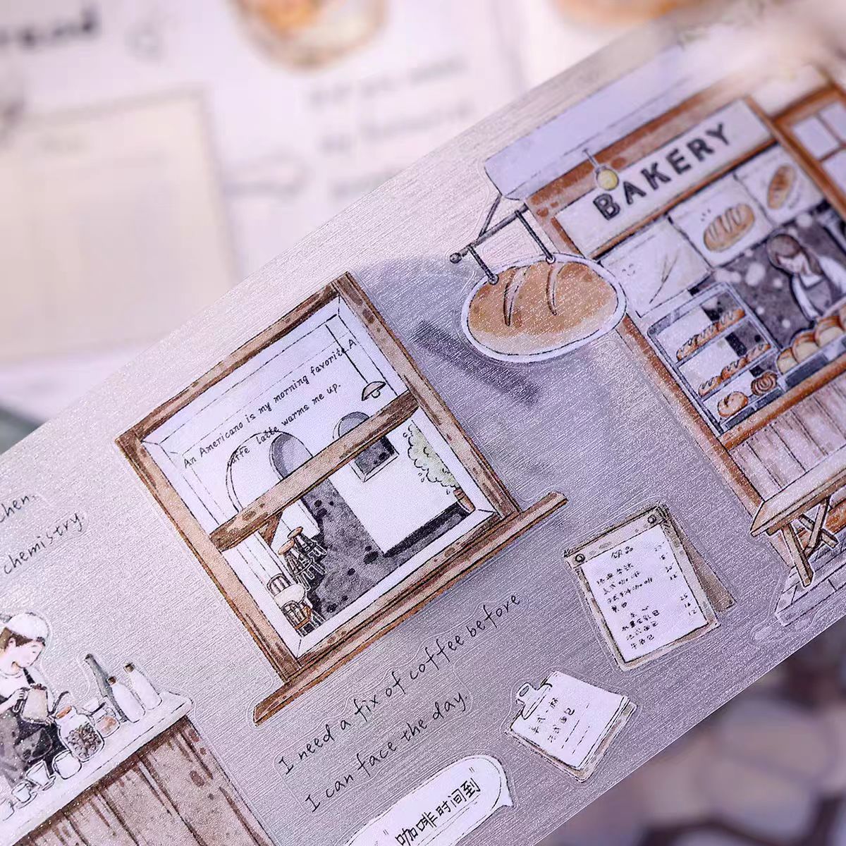 Journal pre-cut tape (7.5cm*6m/roll)