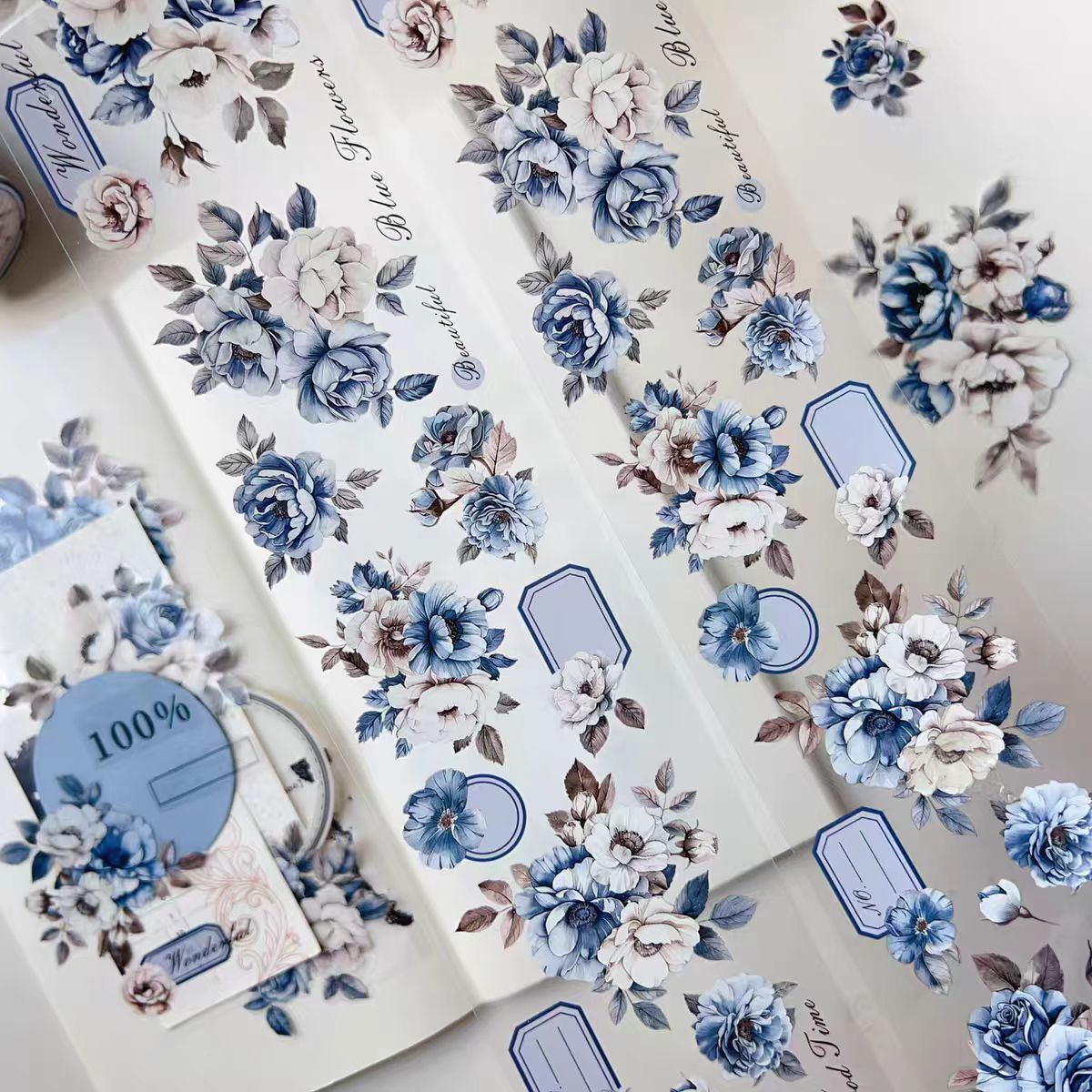 Journal flower PET tape (3m/roll)