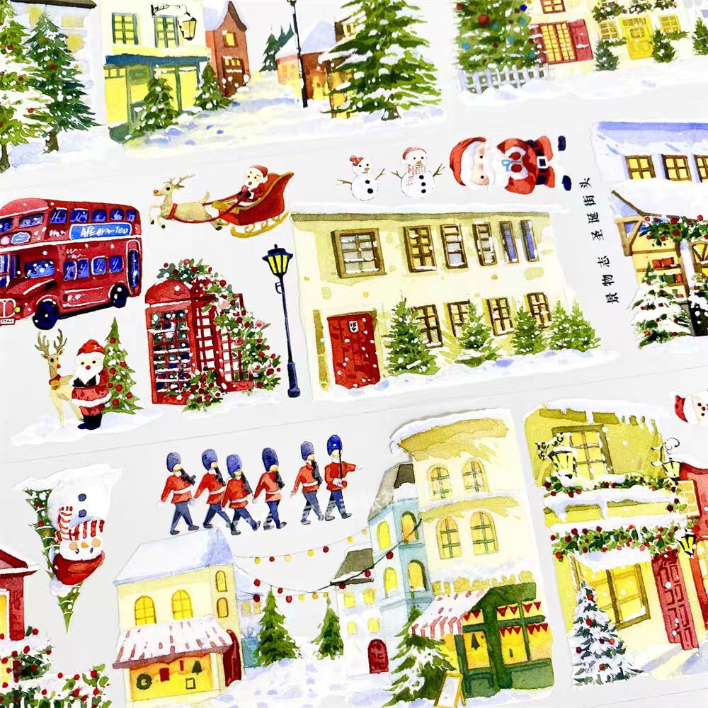 Journal PET tape (Christmas) 7cm*5m/roll