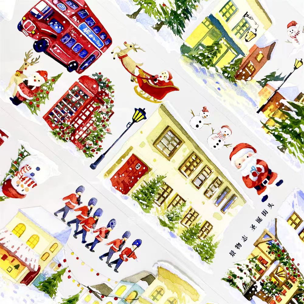 Journal PET tape (Christmas) 7cm*5m/roll