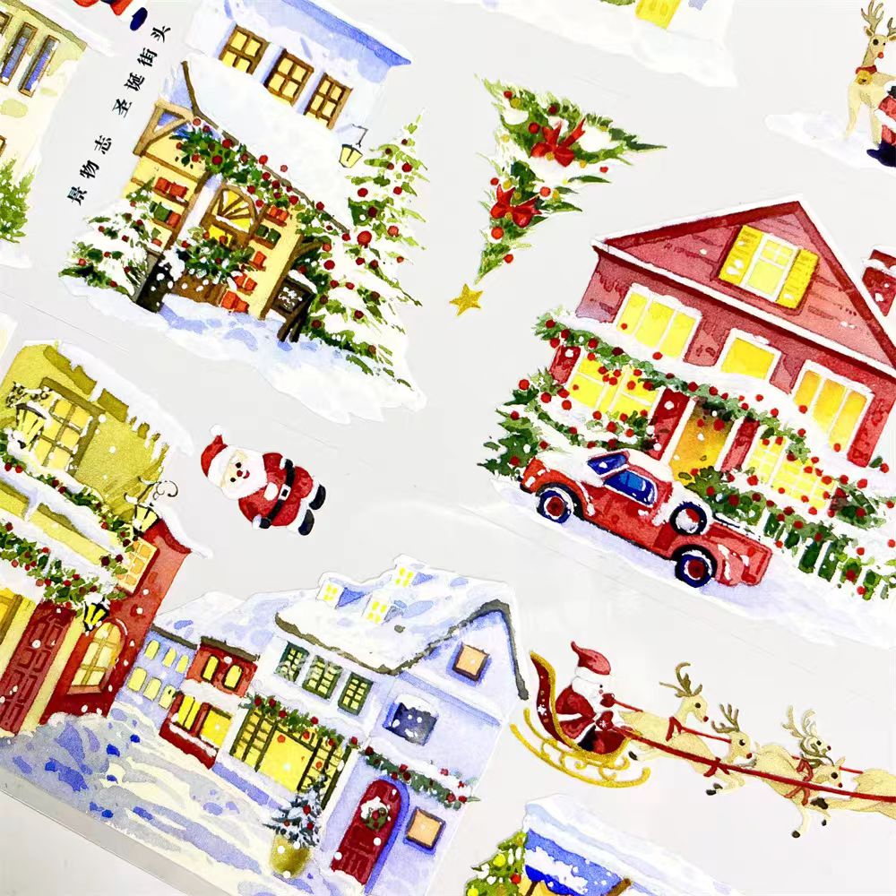 Journal PET tape (Christmas) 7cm*5m/roll