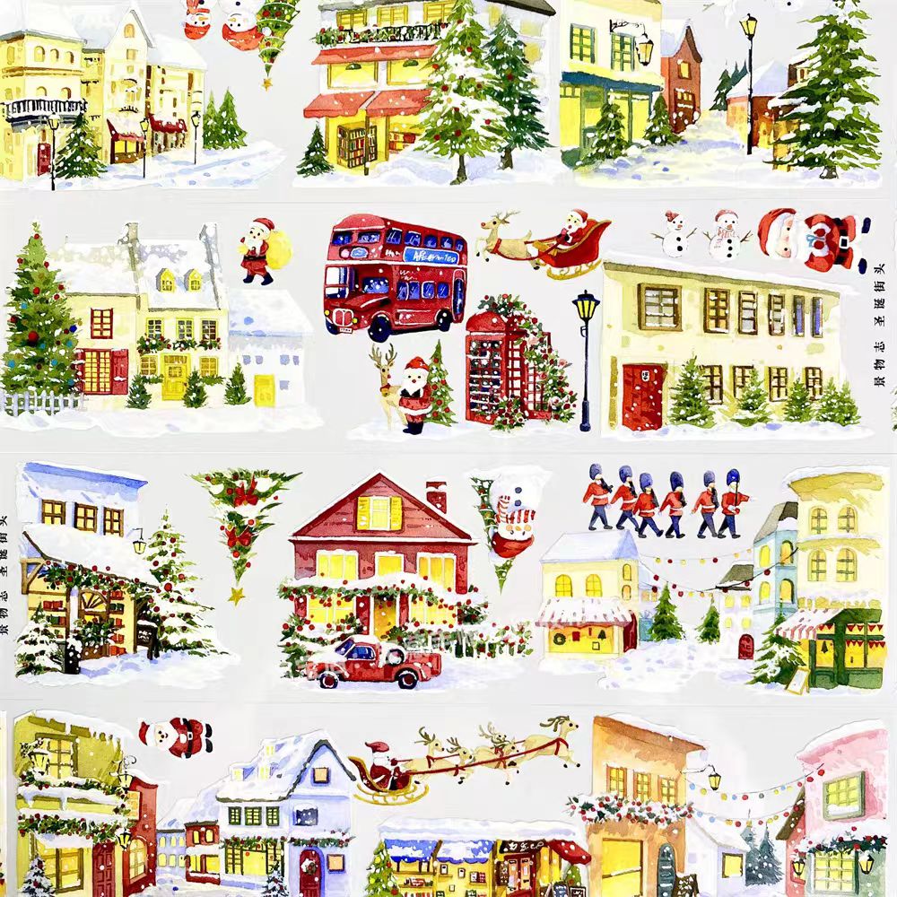 Journal PET tape (Christmas) 7cm*5m/roll