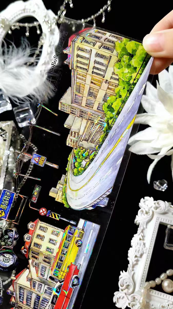 Journal PET tape (7.5cm*5m/roll) Highway streetscape landscaping