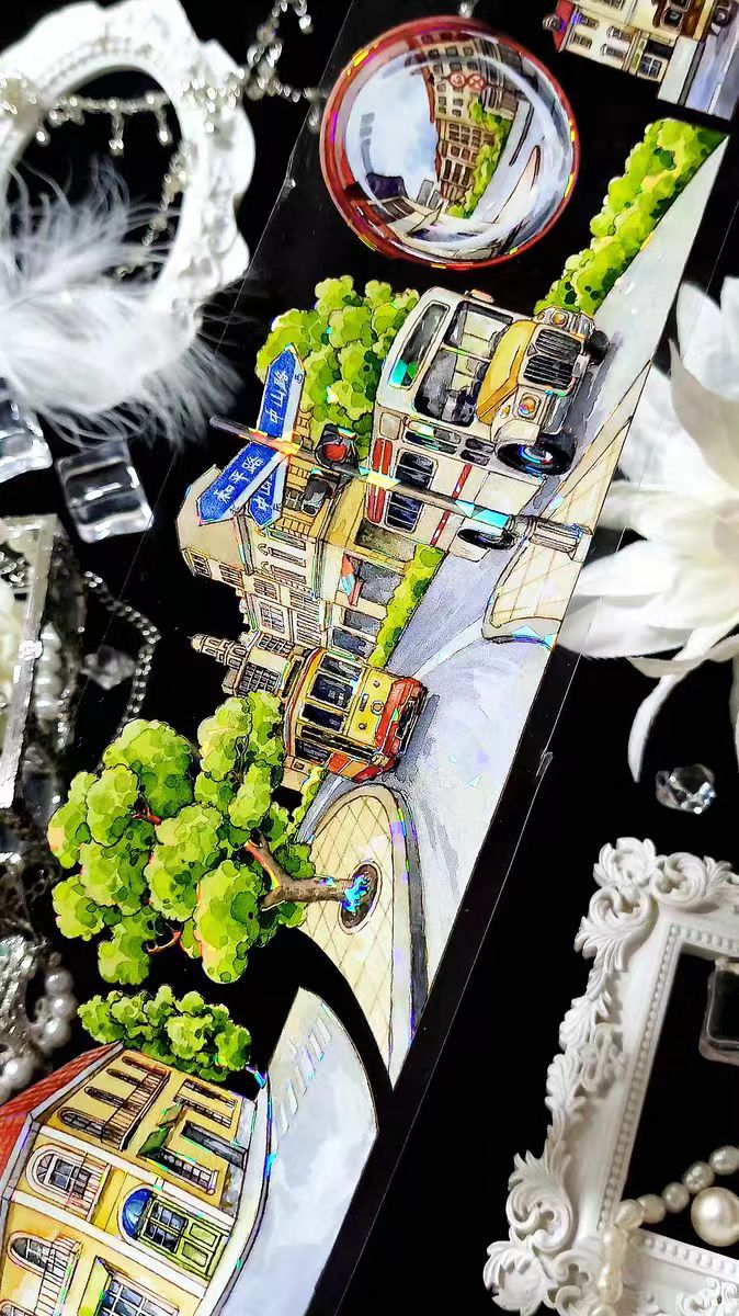 Journal PET tape (7.5cm*5m/roll) Highway streetscape landscaping