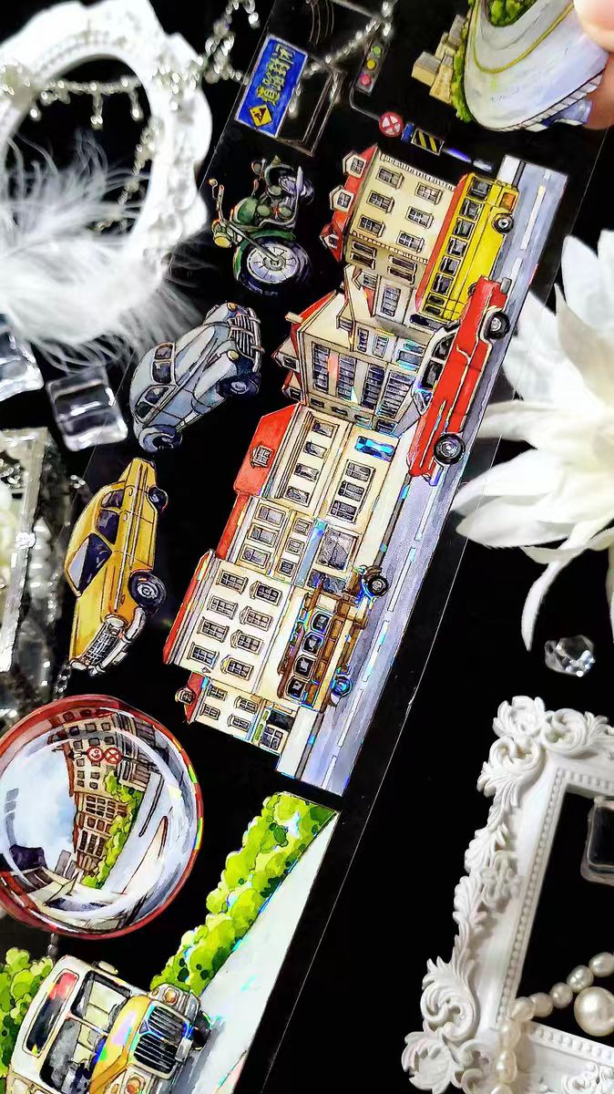 Journal PET tape (7.5cm*5m/roll) Highway streetscape landscaping