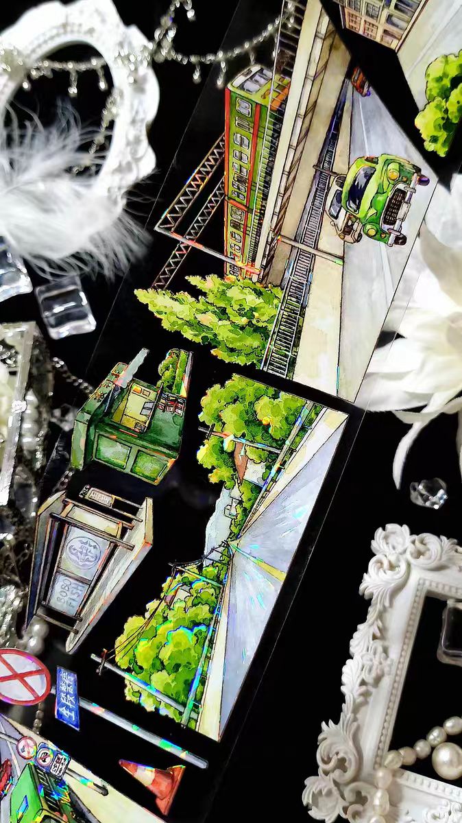 Journal PET tape (7.5cm*5m/roll) Highway streetscape landscaping