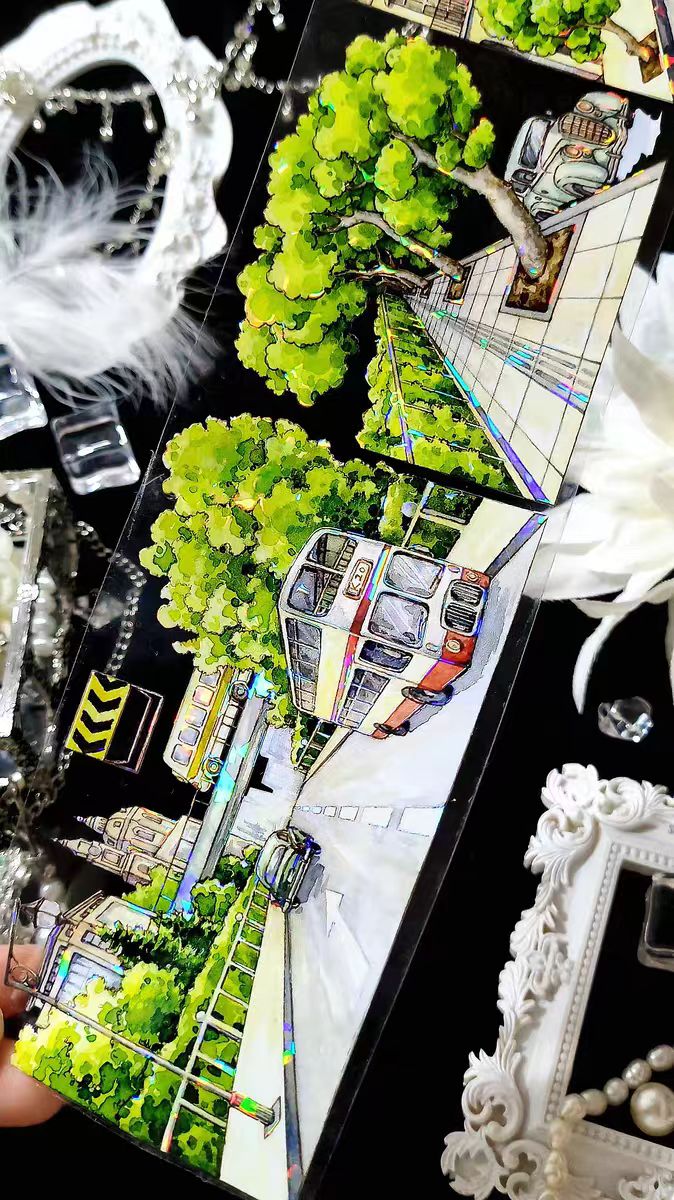 Journal PET tape (7.5cm*5m/roll) Highway streetscape landscaping