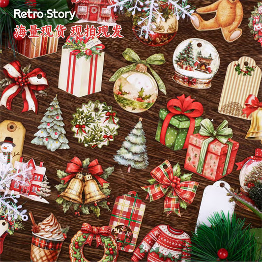 Journal hard card sticker packs (Christmas)