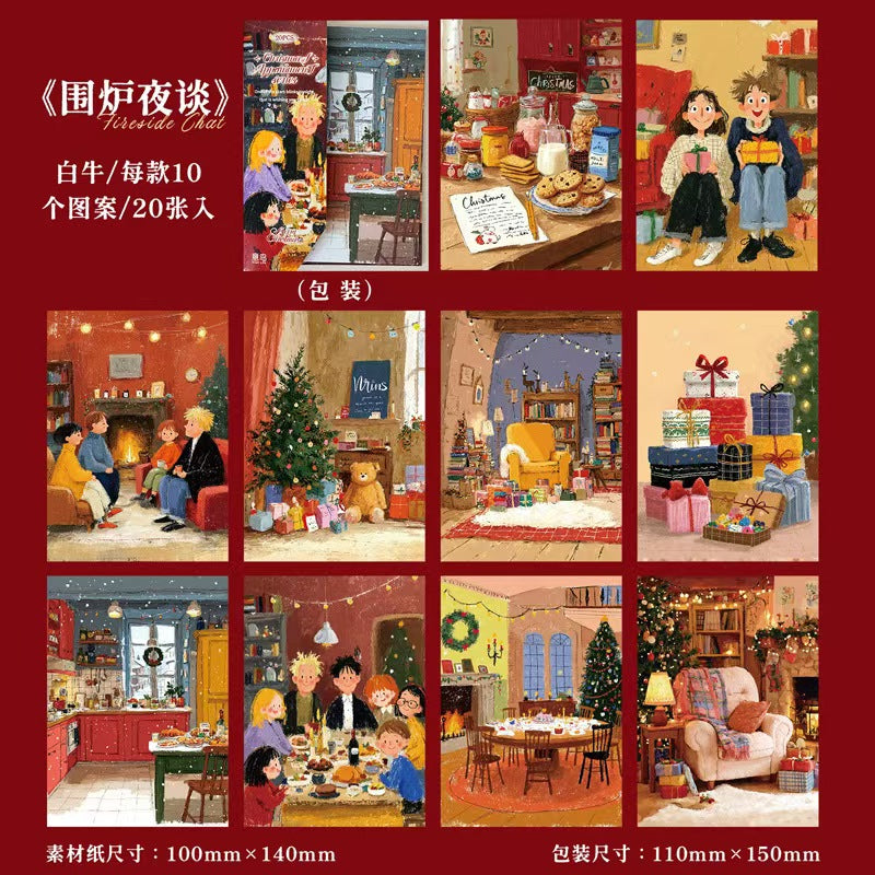 Journal paper packs (Christmas)