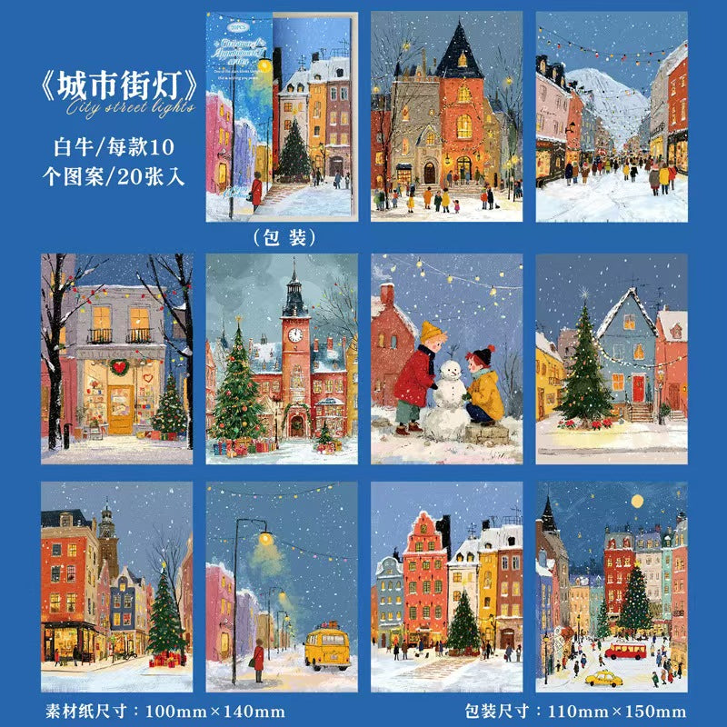 Journal paper packs (Christmas)