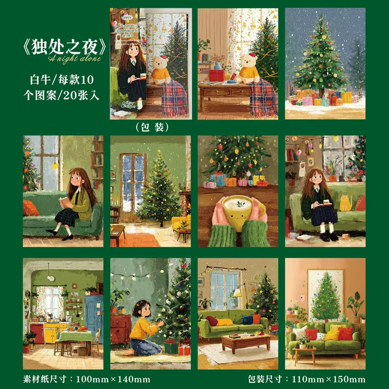 Journal paper packs (Christmas)