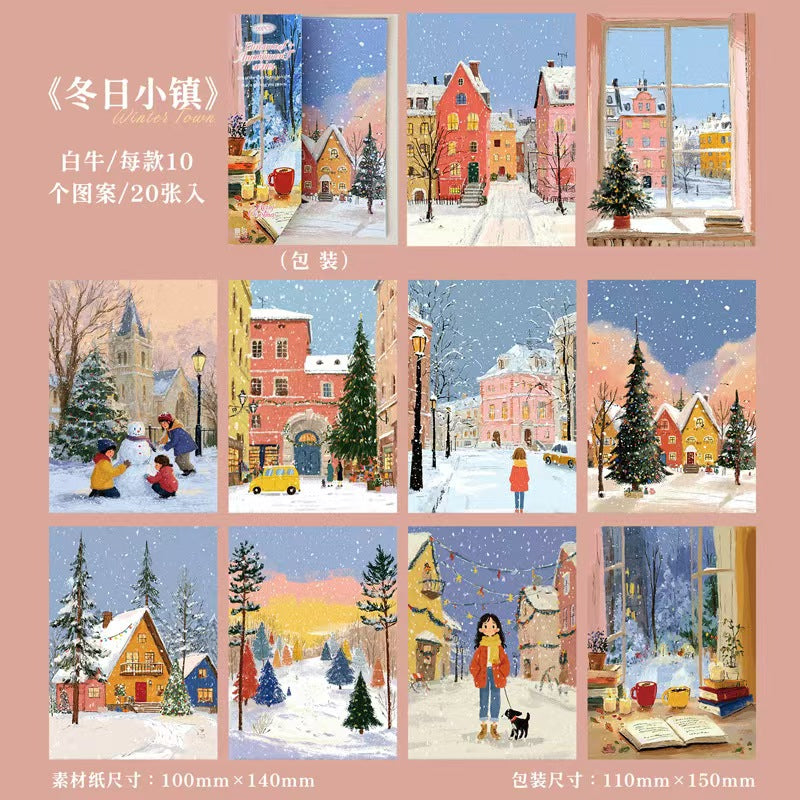 Journal paper packs (Christmas)