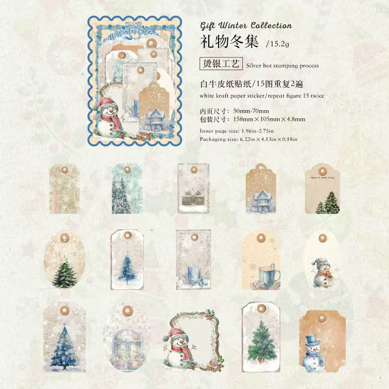 Journal sticker packs (Christmas)