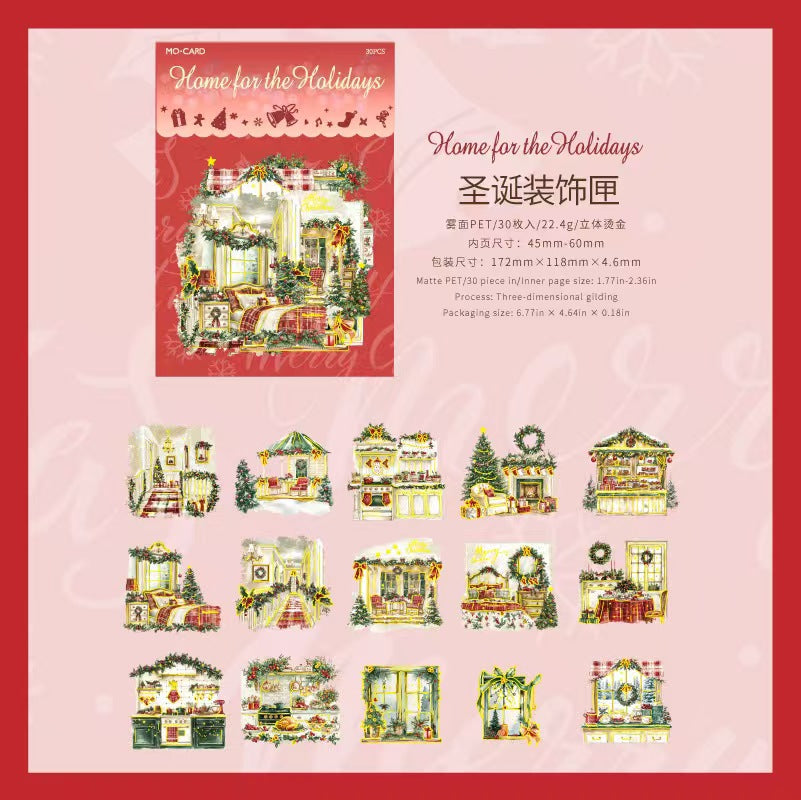 Journal sticker packs (Christmas)