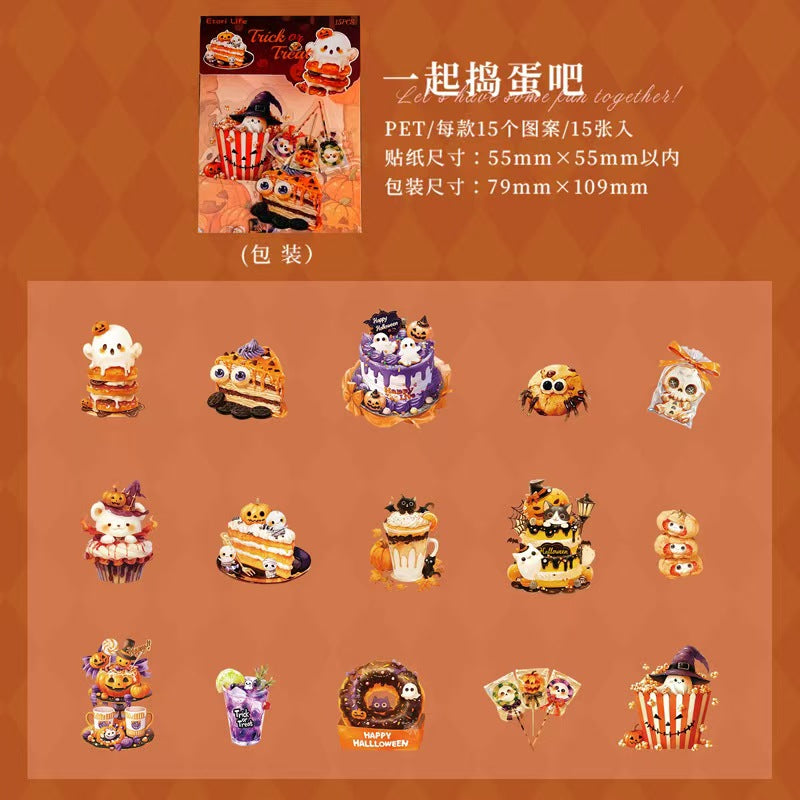 Journal sticker packs (Christmas & Halloween)