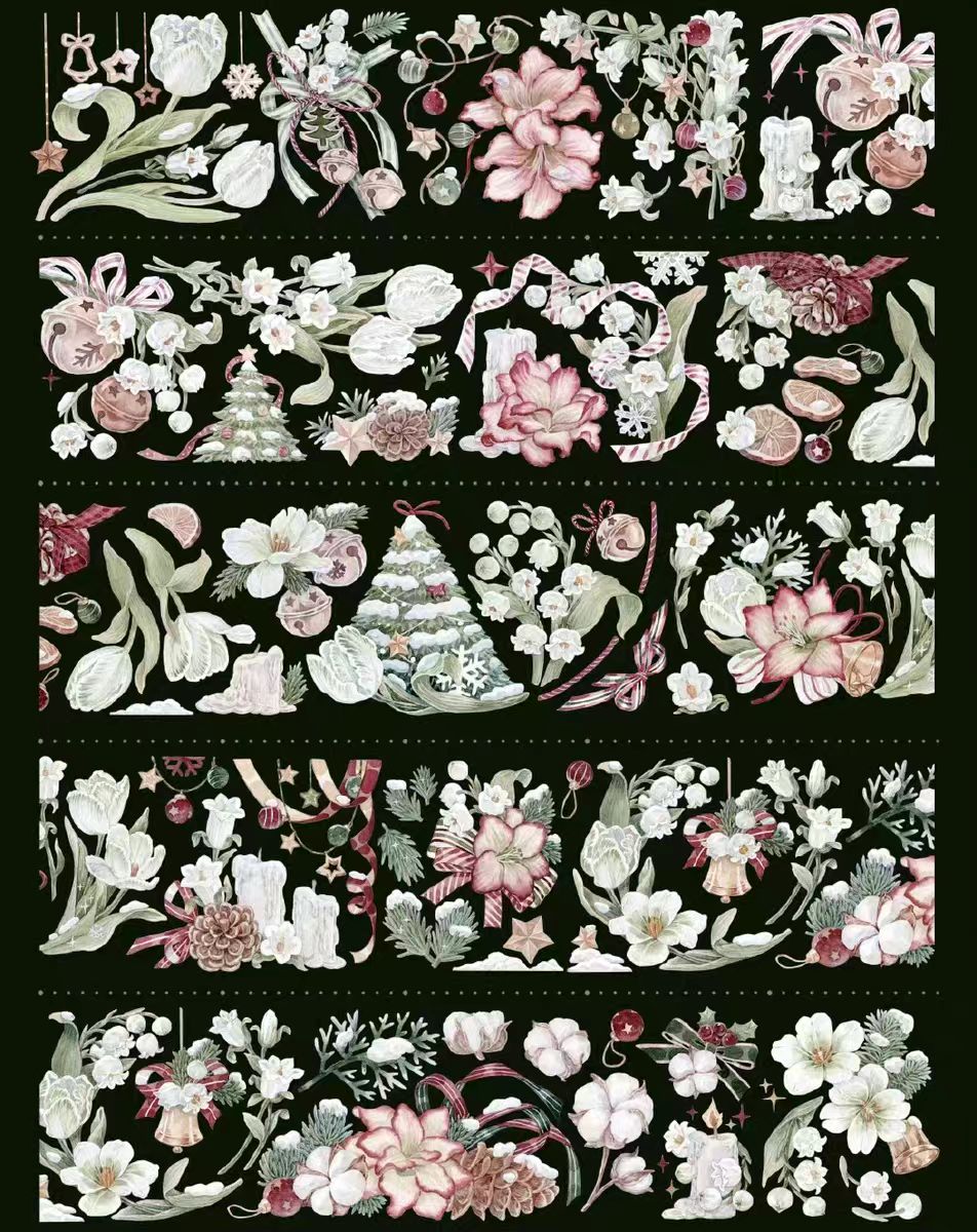 Journal PET tape (Christmas) 10m/roll