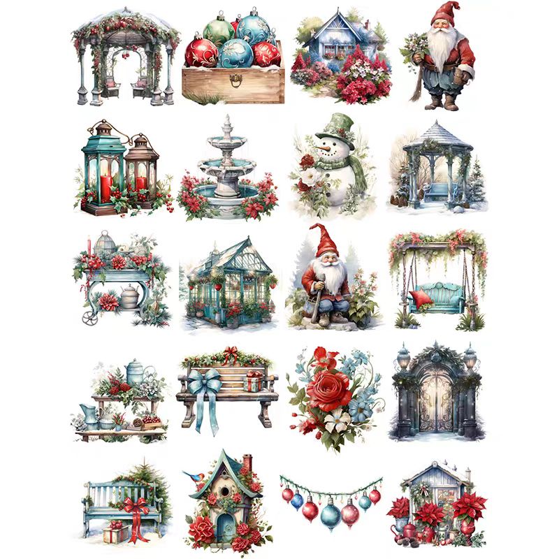 Journal sticker packs (Christmas)