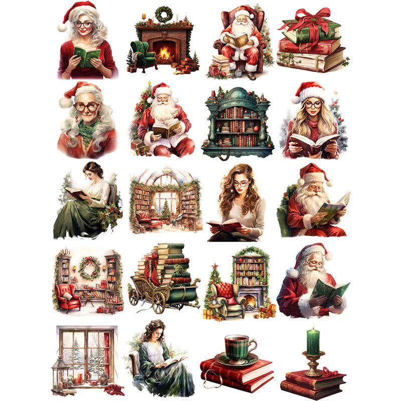Journal sticker packs (Christmas)