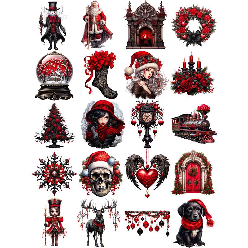 Journal sticker packs (Christmas)