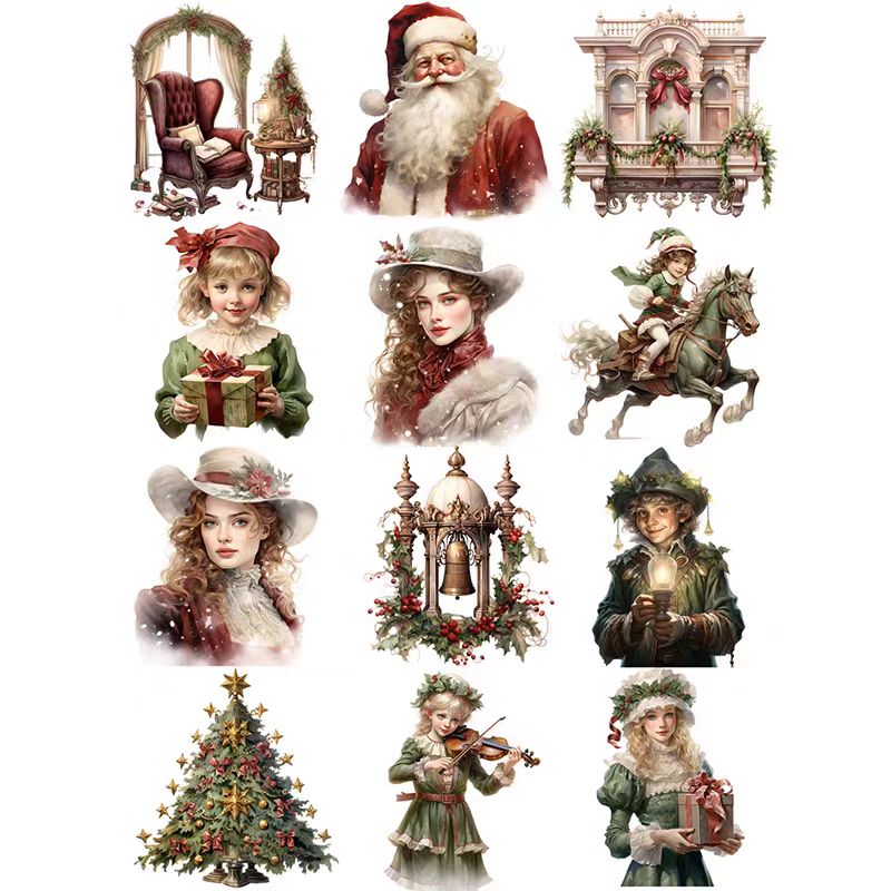Journal sticker packs (Christmas)