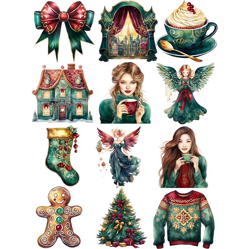 Journal sticker packs (Christmas)