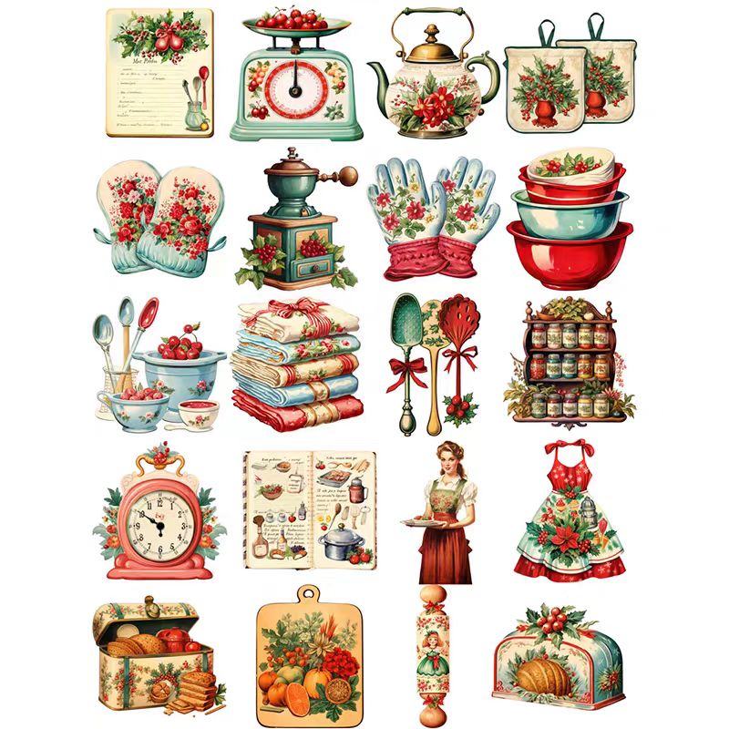 Journal sticker packs (Christmas)