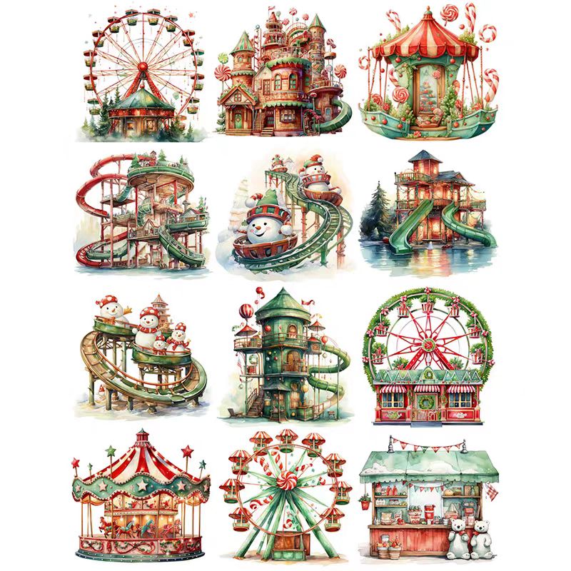 Journal sticker packs (Christmas)