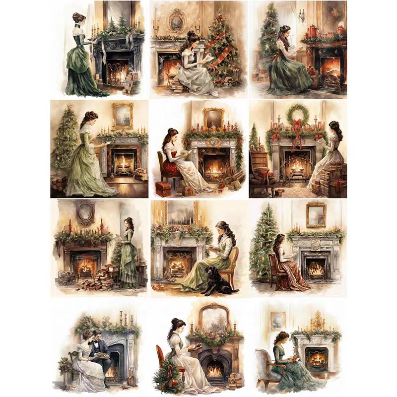 Journal sticker packs (Christmas)