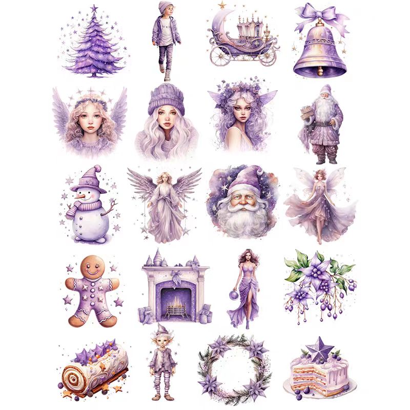 Journal sticker packs (Christmas)