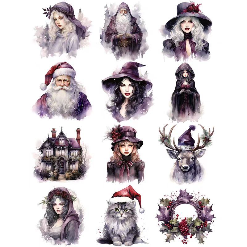 Journal sticker packs (Christmas)