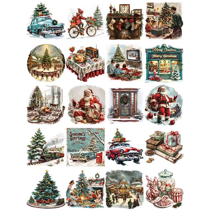 Journal sticker packs (Christmas)