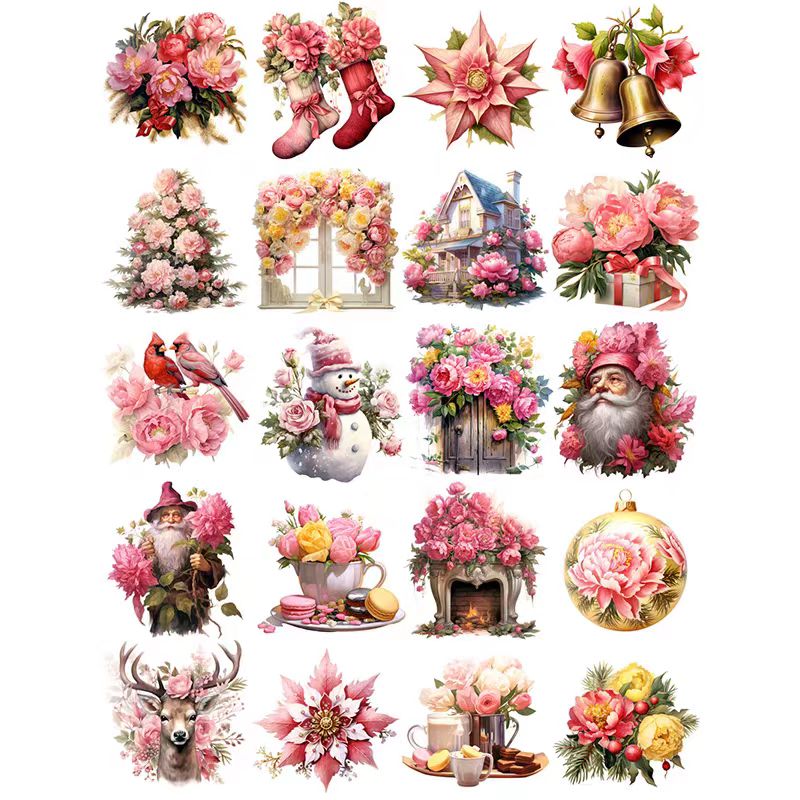 Journal sticker packs (Christmas)