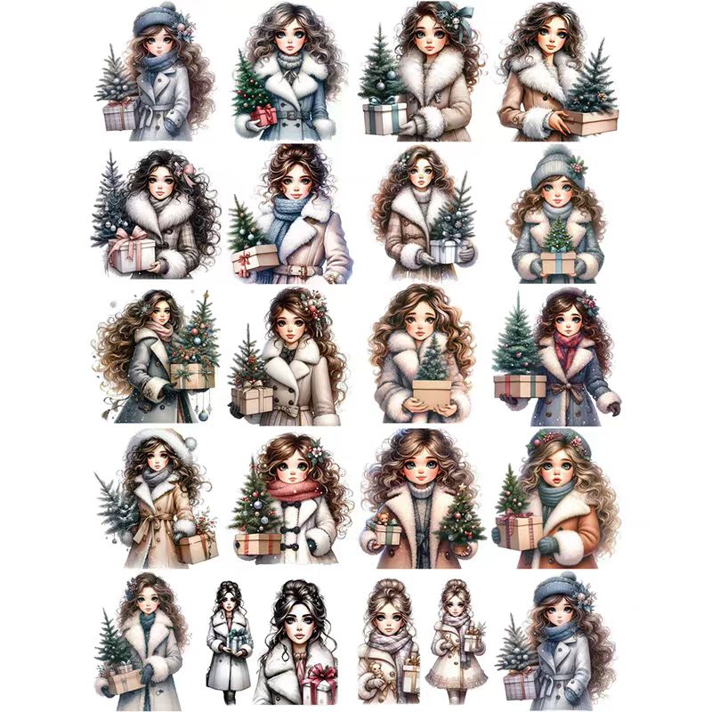 Journal sticker packs (Christmas)