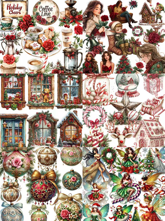 Journal sticker packs (Christmas)