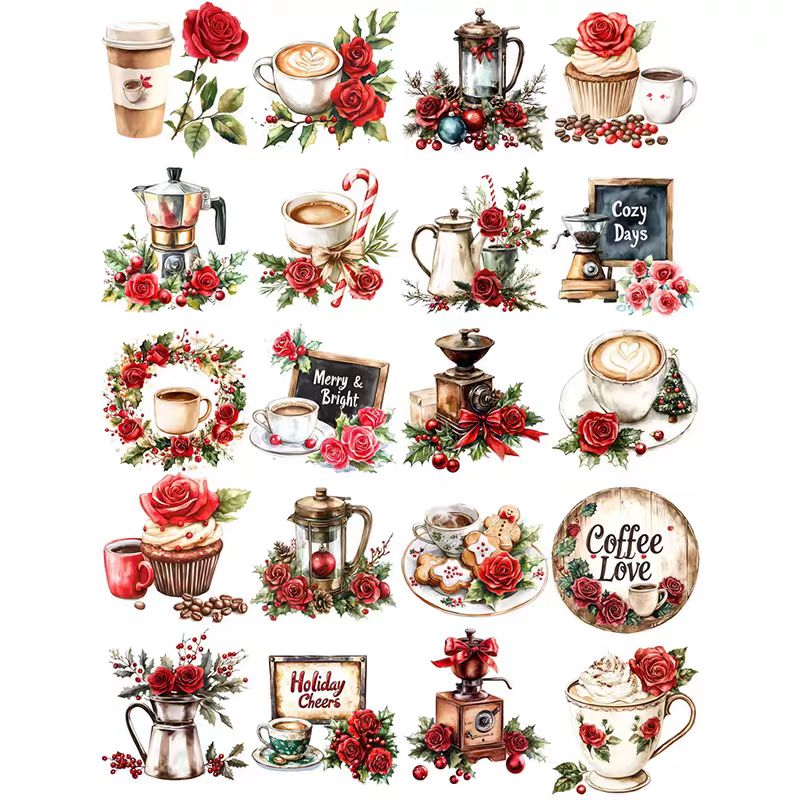 Journal sticker packs (Christmas)