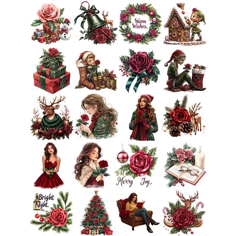 Journal sticker packs (Christmas)