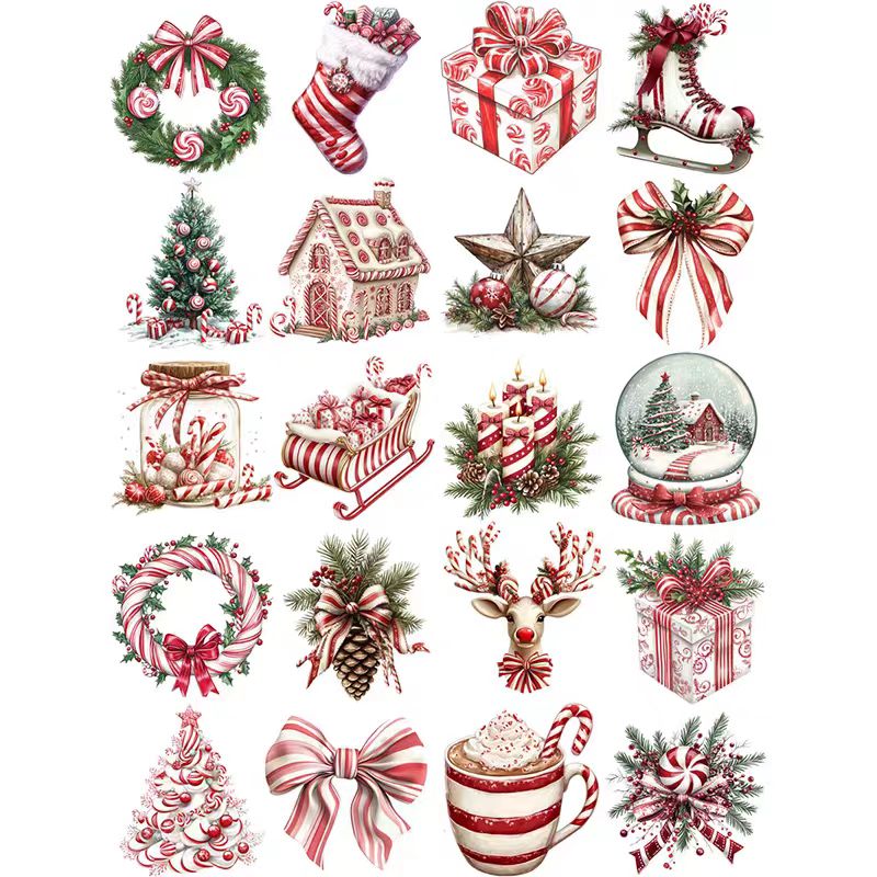 Journal sticker packs (Christmas)