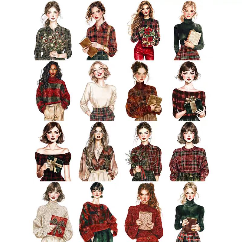 Journal sticker packs (Christmas)