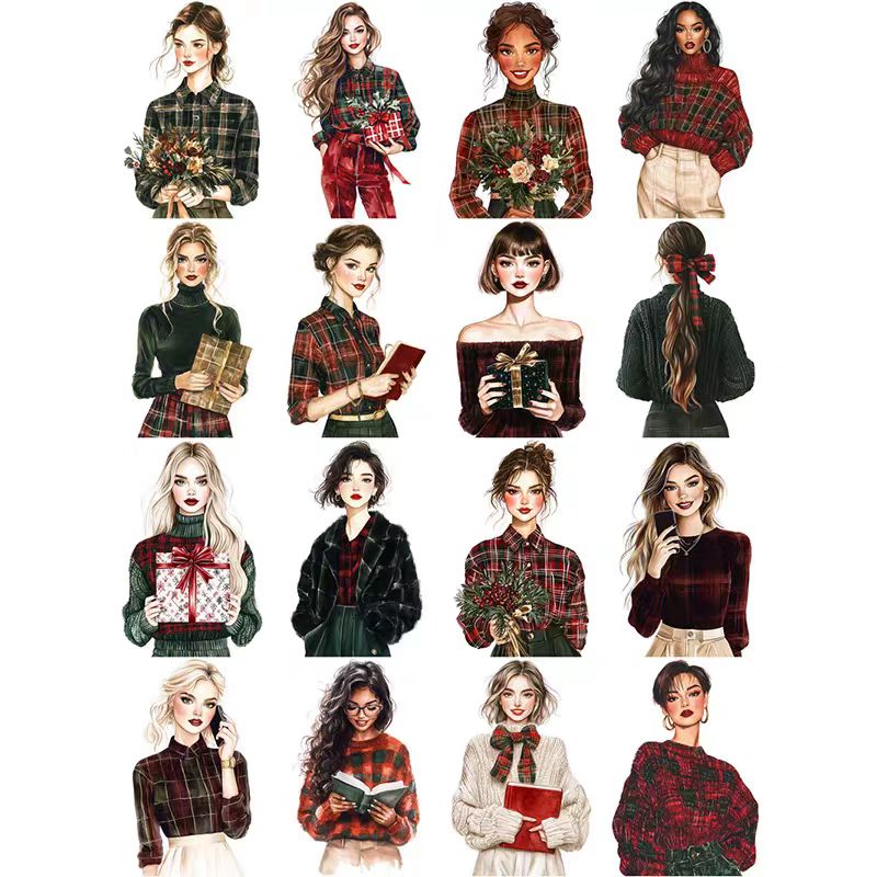 Journal sticker packs (Christmas)