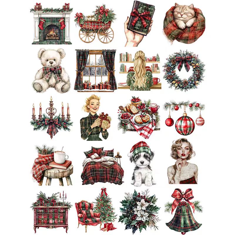Journal sticker packs (Christmas)