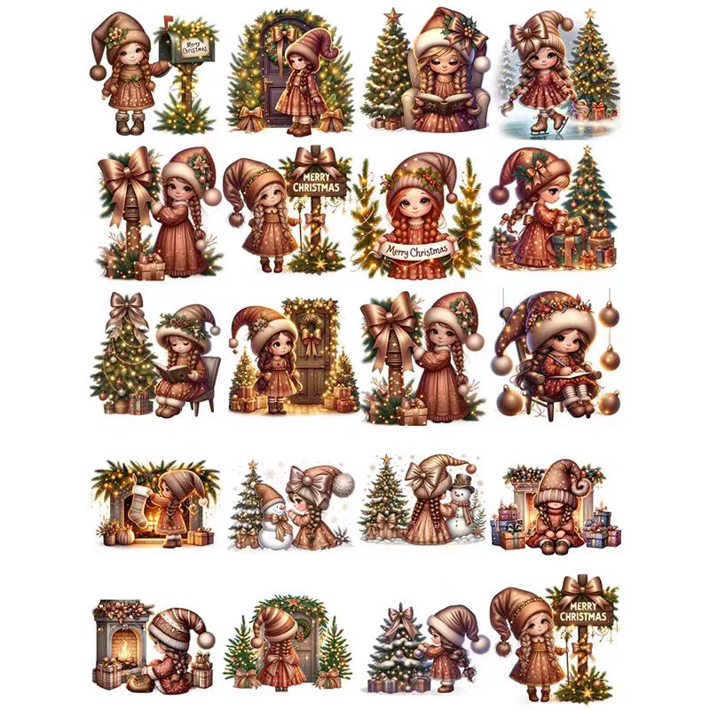 Journal sticker packs (Christmas)